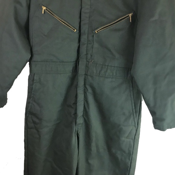 Work Coveralls Jump Suit Walls Medium Green - Picture 3 of 4